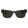 Умные очки Ray-Ban Meta* Wayfarer Gen 1 Matte Black, Фотохромные линзы Clear Transitions Graph.Green (RW4012), размер M